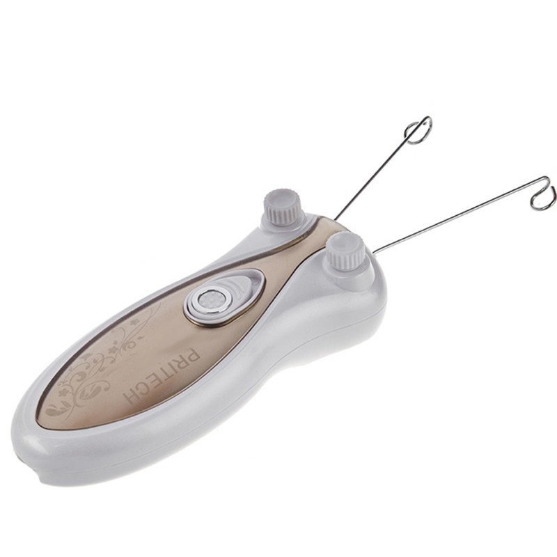PRITECH ÉPILATEUR ELECTRIQUE DU VISAGE RECHARGEABLE LD-9845 BLANC& GOLD 2