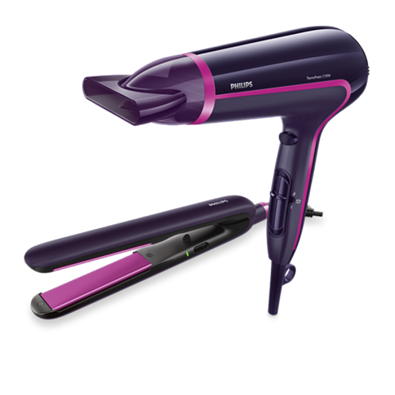 PHILIPS FER à LISSER THERMOPROTECT ET SèCHE-CHEVEUX ESSENTIAL CARE HP8640/60 1