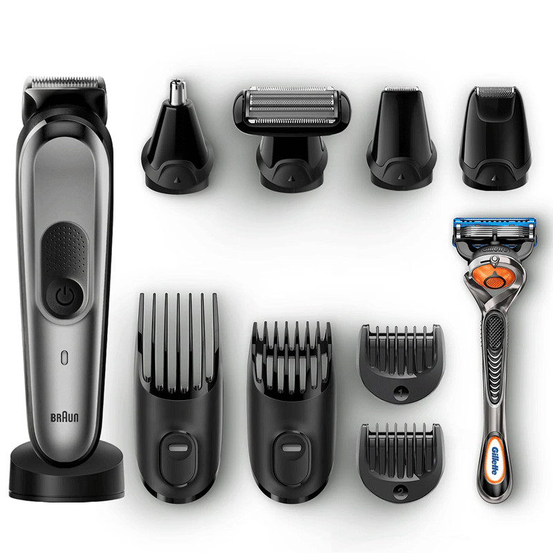 BRAUN TONDEUSE MULTI-USAGES 10EN1 MGK7020 - GRIS 1