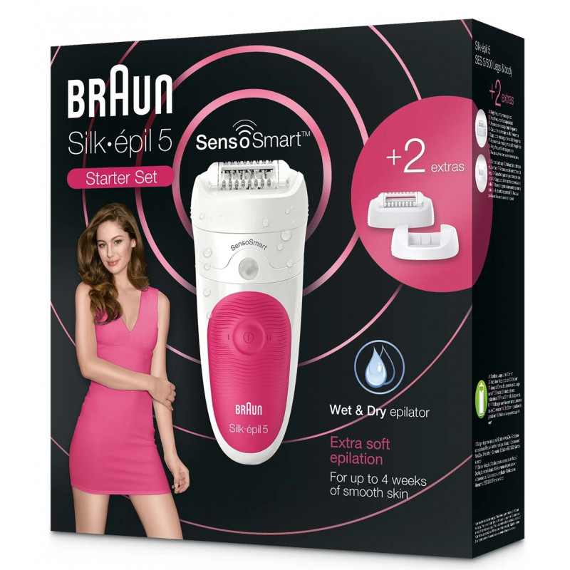 BRAUN EPILATEUR SILK-éPIL 5 SENSOSMART SES5/500 2