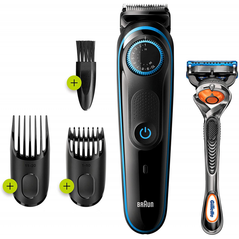 BRAUN TONDEUSE à BARBE BT5240 AVEC FUSION5 PROGLIDE DE GILLETTE 2