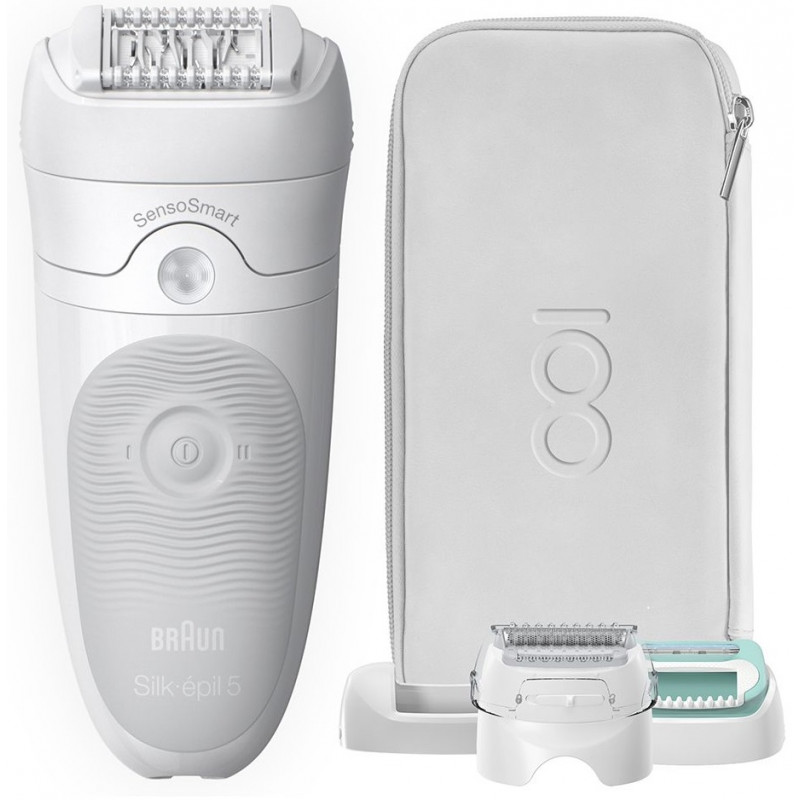 BRAUN EPILATEUR SILK-éPIL SéRIE 5 WET & DRY MBSES5 1