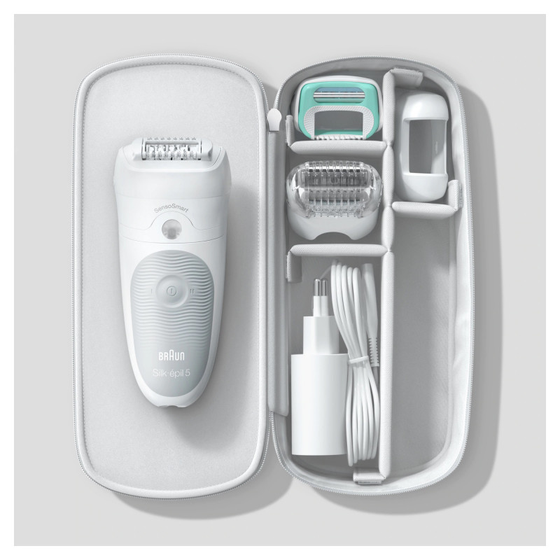 BRAUN EPILATEUR SILK-éPIL SéRIE 5 WET & DRY MBSES5 3