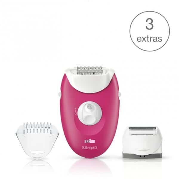 BRAUN ÉPILATEUR ÉLECTRIQUE SILK-EPIL 3 SE3-410