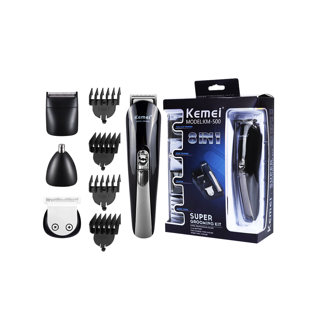 Kemei TONDEUSE CHEVEUX PROFESSIONNELLE 8EN1 SANS FIL KM-500K 1