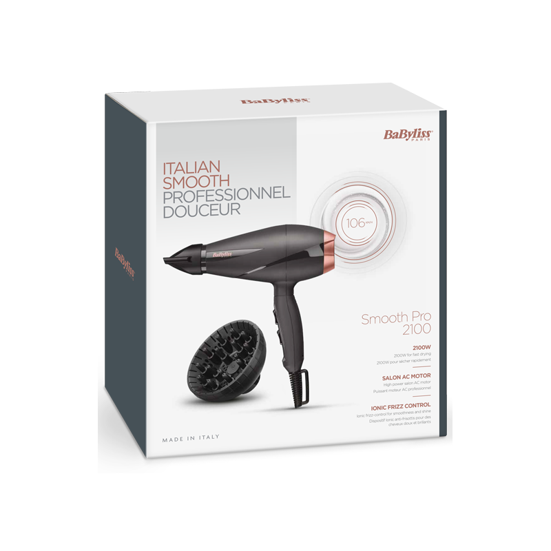 BABYLISS SèCHE CHEVEUX SMOOTH PRO 2100 2