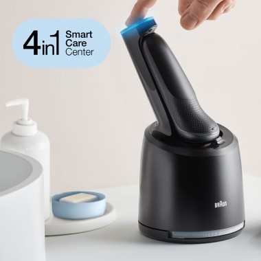 BRAUN RASOIR éLECTRIQUE SéRIE 6 SENSO FLEX WET& DRY AVEC CENTRE SMART CARE 3