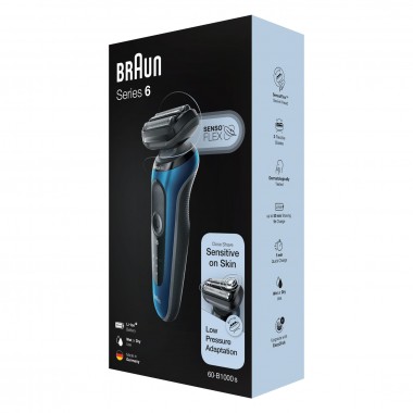 BRAUN RASOIR éLECTRIQUE SéRIE 6 SENSO FLEX WET& DRY 1