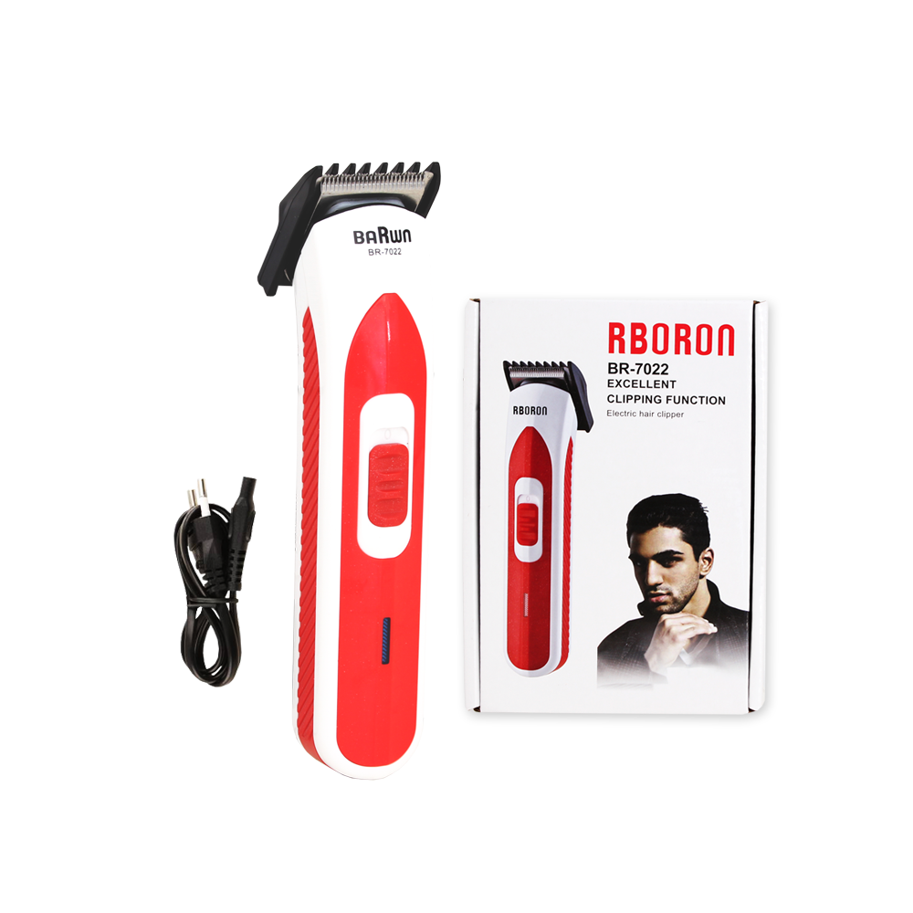 BRAUN TONDEUSE CHEVEUX ET BARBE SANS FIL RECHARGEABLE ROSE RBORON 1