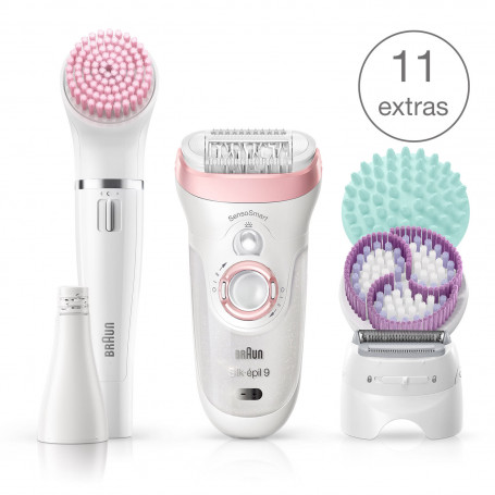 BRAUN ÉPILATEUR SILK-éPIL BEAUTY SET 9 9-985 AVEC 8 ACCESSOIRES 2