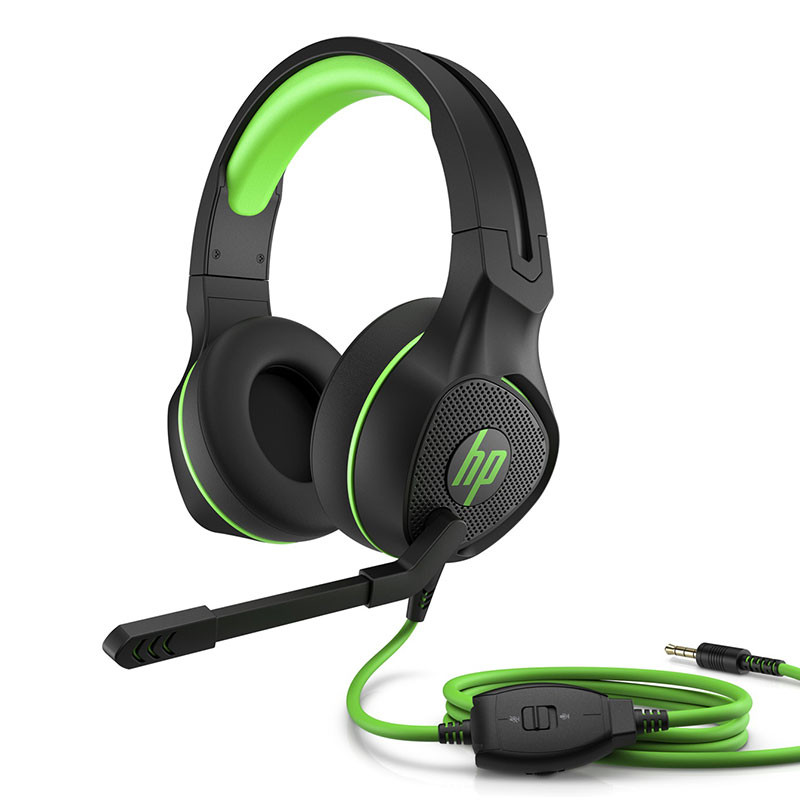 HP MICRO CASQUE GAMER PAVILLION 400 NOIR & VERT (4BX31AA)