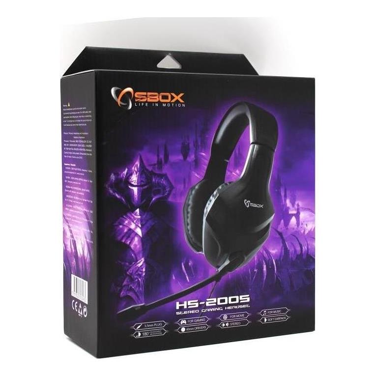 SBOX CASQUE MICRO GAMER HS-2005 2