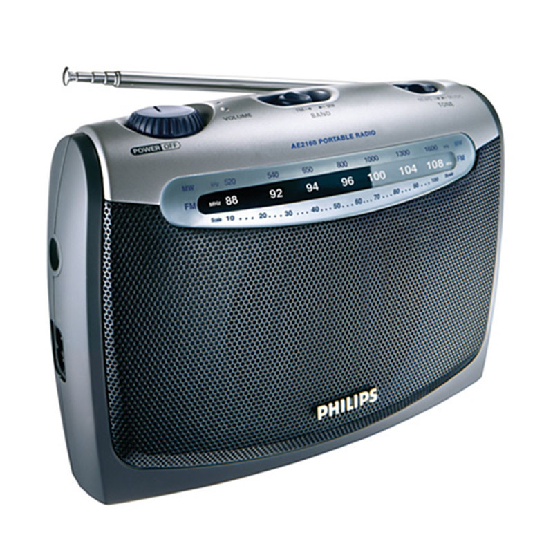 PHILIPS Radio Réveil Portable AE2160-04 - GRIS 1
