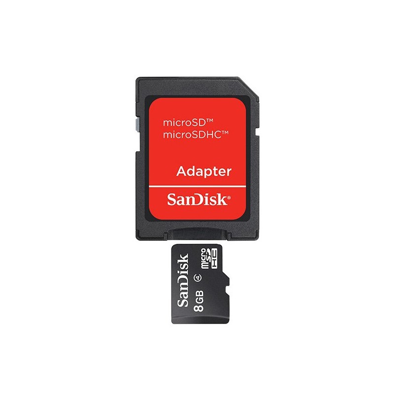 SANDISK Micro SD 8Go avec Adaptateur SDSDQM008GB35A 2