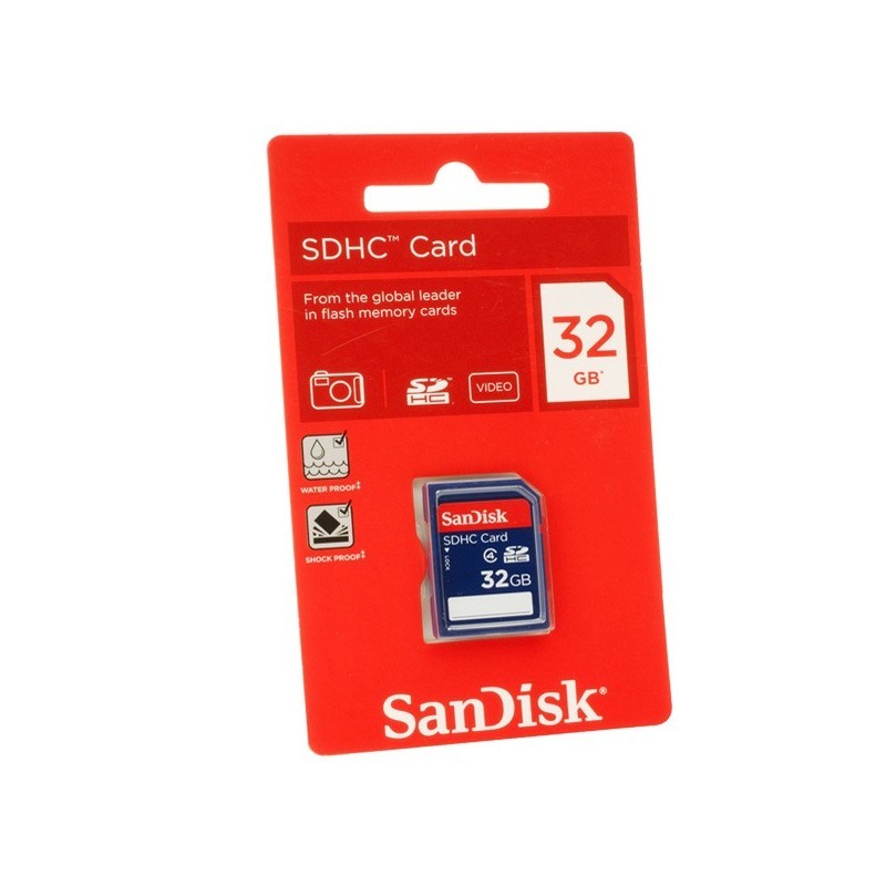 SANDISK Carte mémoire SDHC 32Go SDSDB-032G