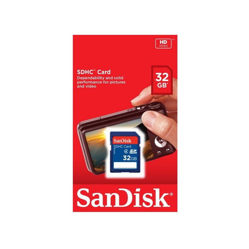 SANDISK Carte mémoire SDHC 32Go SDSDB-032G 3