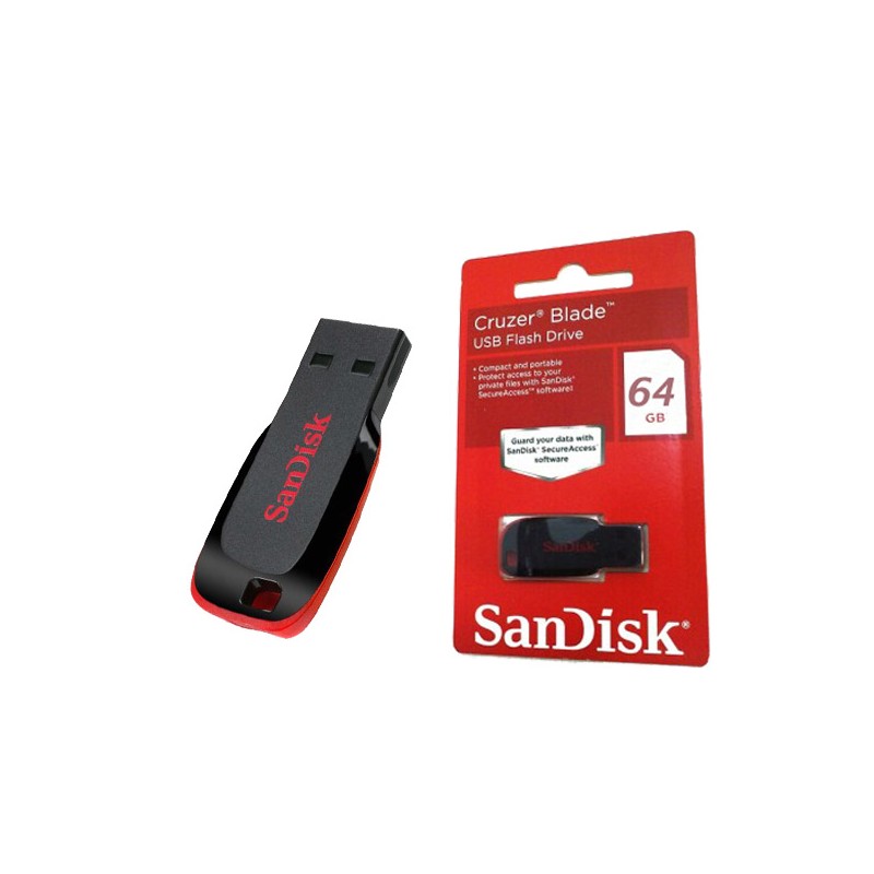 SANDISK Clé USB Cruzer Blade 64Go