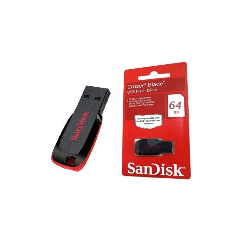 SANDISK Clé USB Cruzer Blade 64Go 1