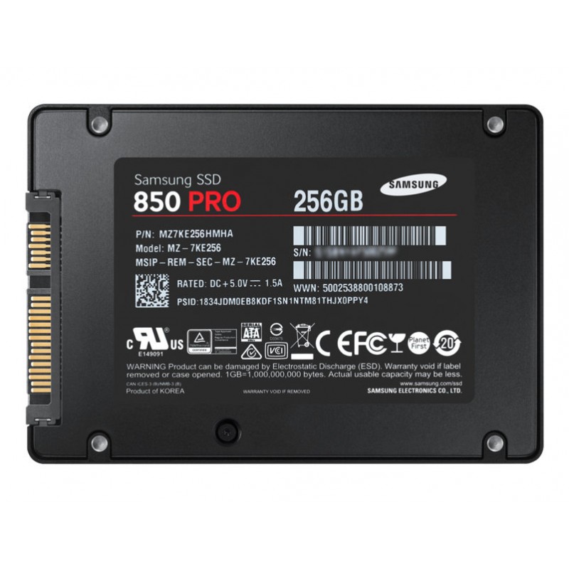 SAMSUNG  SSD 850 PRO 256 GO 2
