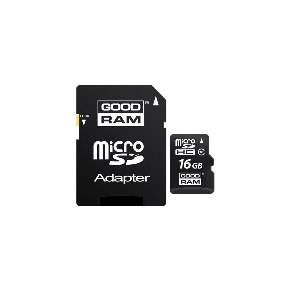 GOODRAM - MICRO CARD 16GB CLASS 10 UHS I+ ADAPTER - M1AA-0160R11 prix tunisie