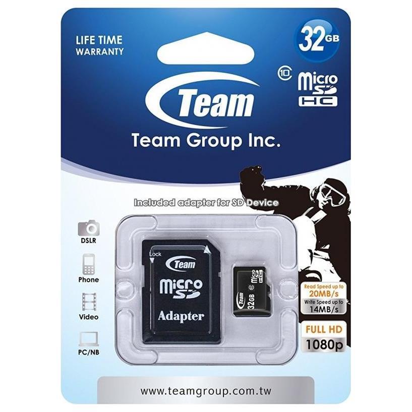 Team group CARTE MéMOIRE MICRO SD 32 GO CLASS10 1