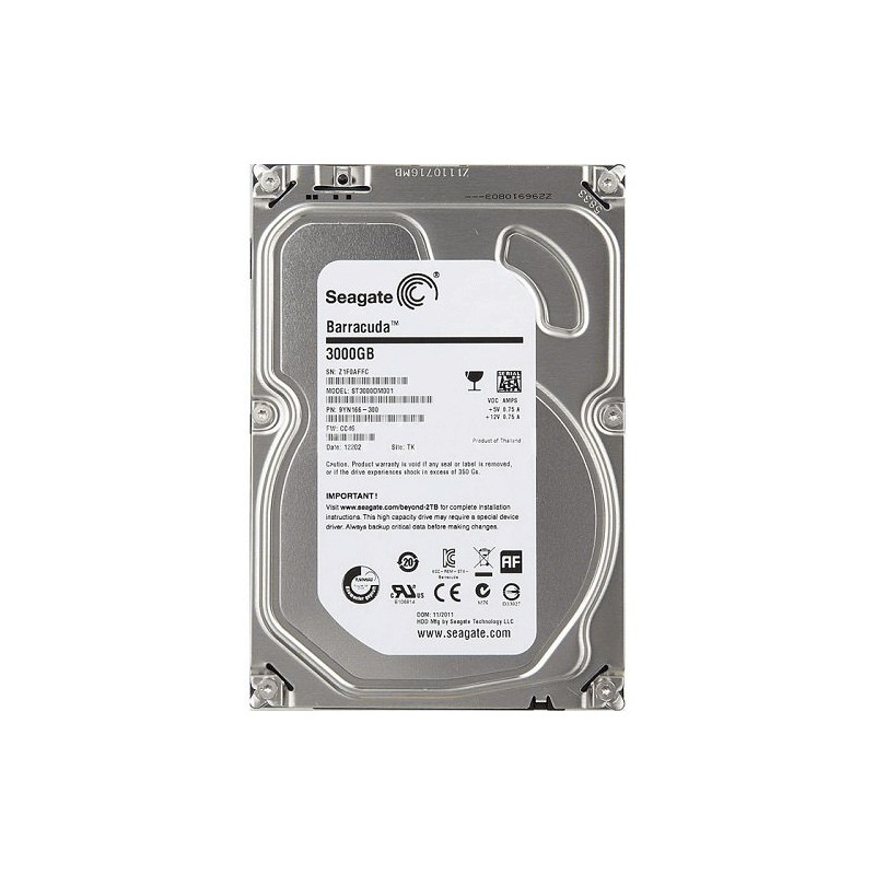 SEAGATE DISQUE DUR INTERNE SEAGATE 3TO - ST3000DM001 1