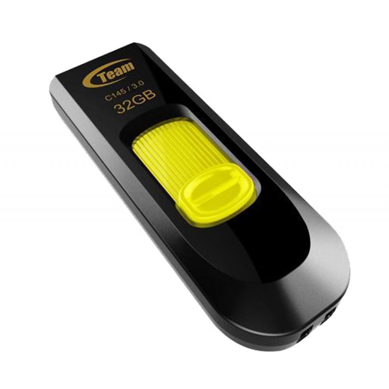 Team group CLé USB C145 32GO USB 3.0 JAUNE (TC145332GY01)