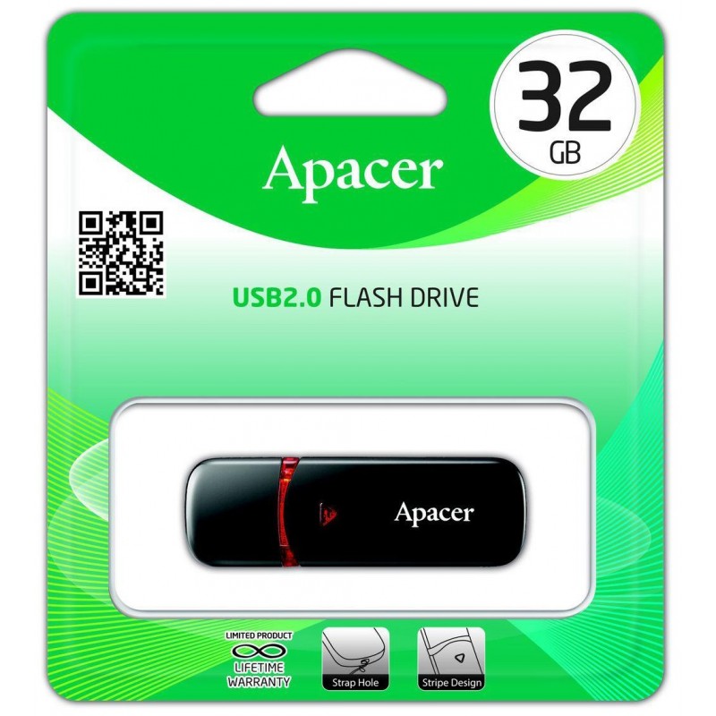 APACER CLé USB AH333 / 32 GO / NOIR