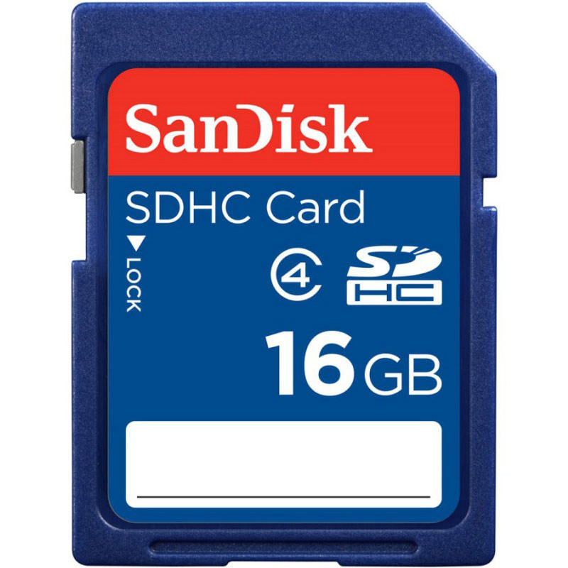 SANDISK CARTE MéMOIRE SDHC 16 GO CLASS4