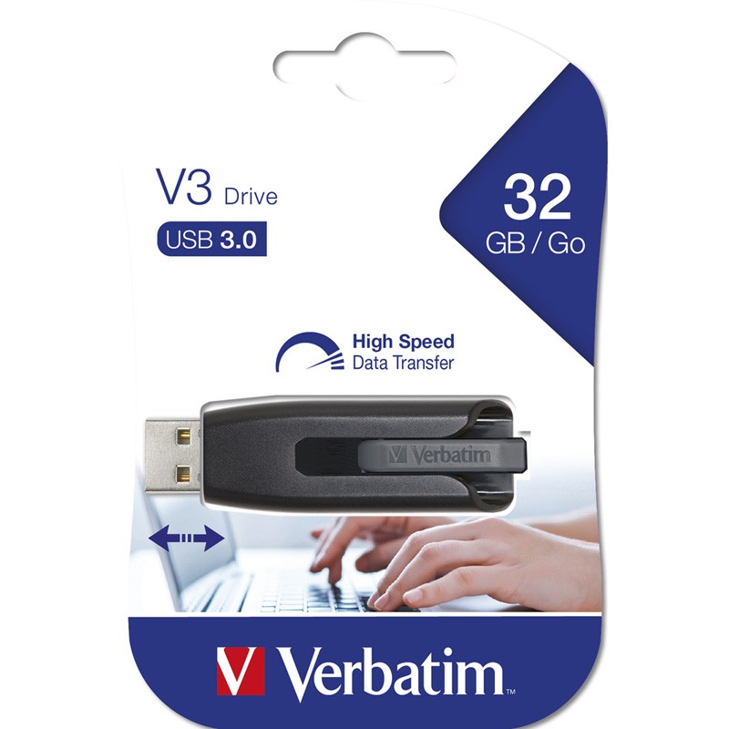 VERBATIM FLASH DISQUE 32GO USB 3.0 STORE N GO V3 49173 1