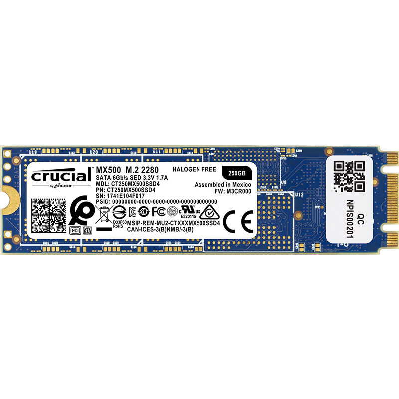 CRUCIAL DISQUE DUR INTERNE MX500 250GO SSD M.2 2280 2
