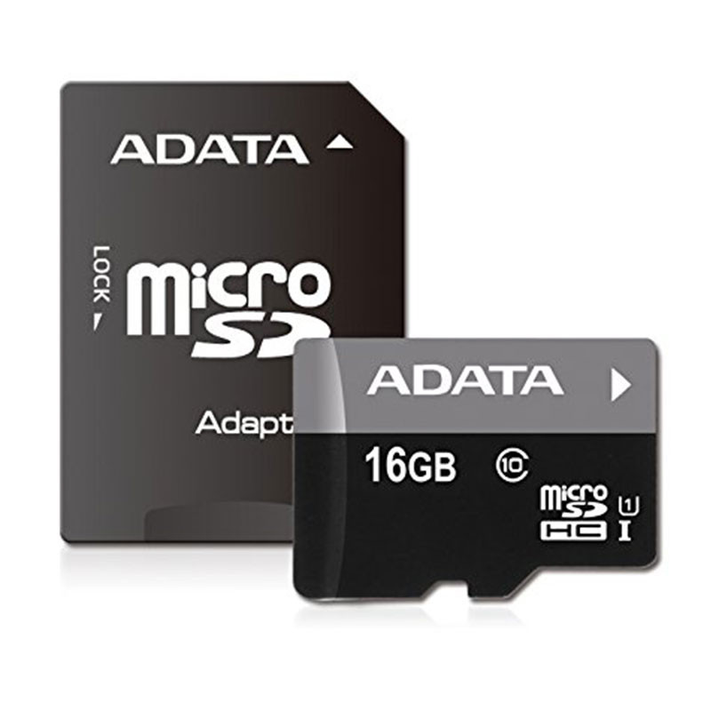 ADATA Carte Mémoire 16GB AUSDH16GUICL10-RA1