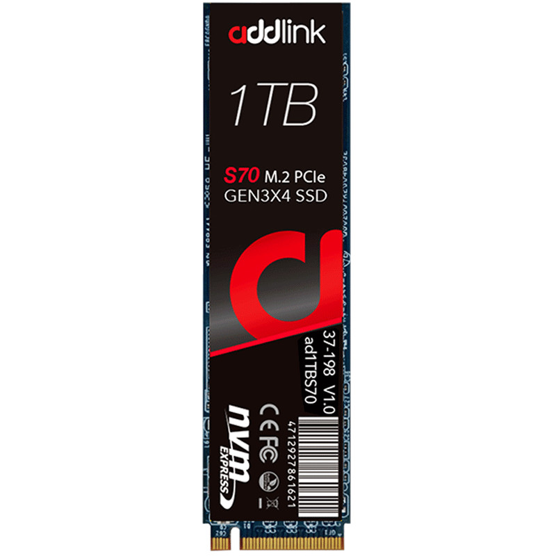 ADDLINK DISQUE DUR INTERNE S70 M.2 1T SSD 2.5