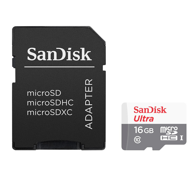 SANDISK CARTE MéMOIRE 16 GO CLASS10 AVEC ADAPTATEUR 1