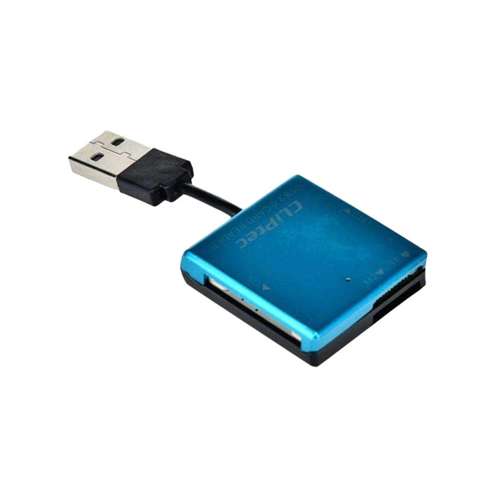 cliptec - LECTEUR DE CARTE 6 EN 1 USB 2.0 prix tunisie