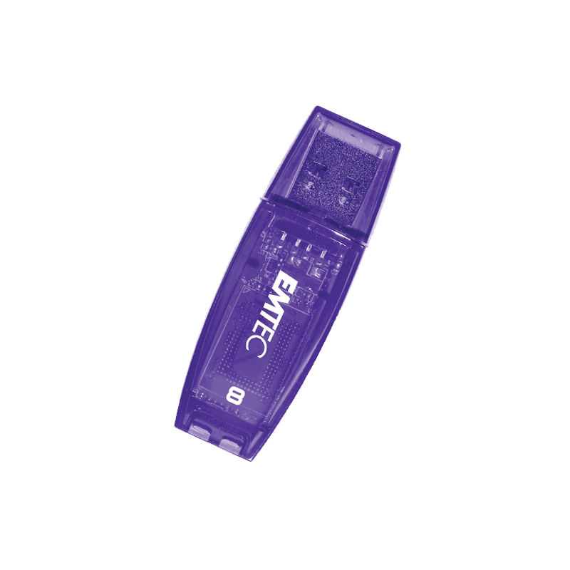 Emtec Cle Usb 8Go C410 Color Mix Usb 2.0 Violet