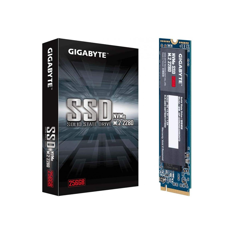 GIGABYTE DISQUE DUR INTERNE SSD NVME M.2 256 GO (GP-GSM2NE3256GNTD) 1