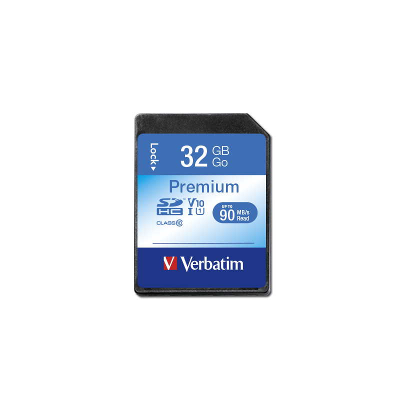 VERBATIM CARTE MEMOIRE SDHC 32GB CLASS-10
