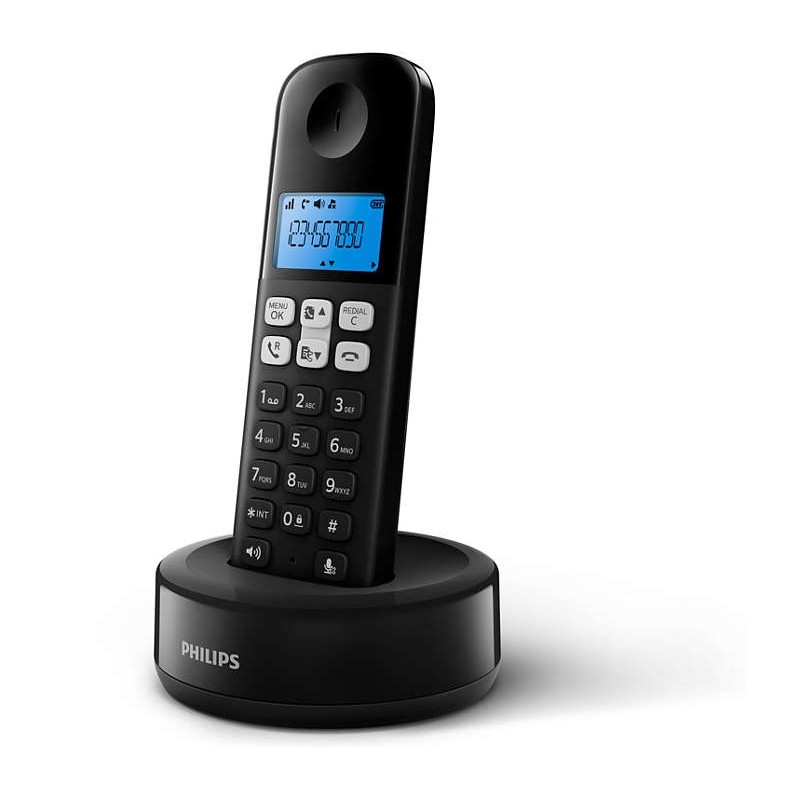 PHILIPS Téléphone Fixe Sans fil D1311B/FR 2