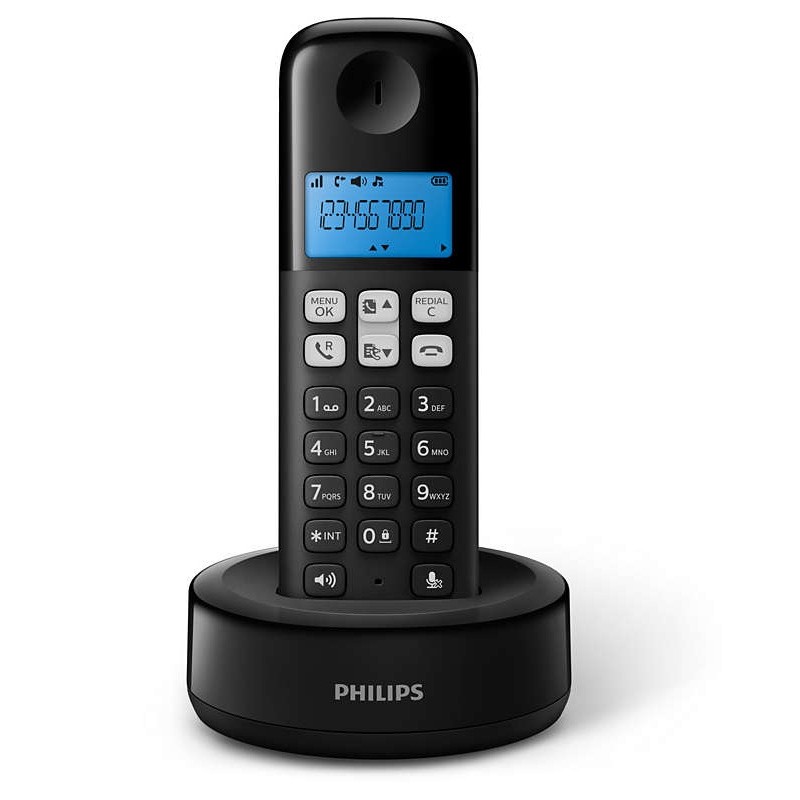 PHILIPS Téléphone Fixe Sans fil D1311B/FR 1