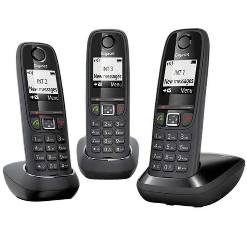 GIGASET TéLéPHONE SANS FIL DECT AS470 TRIO 1