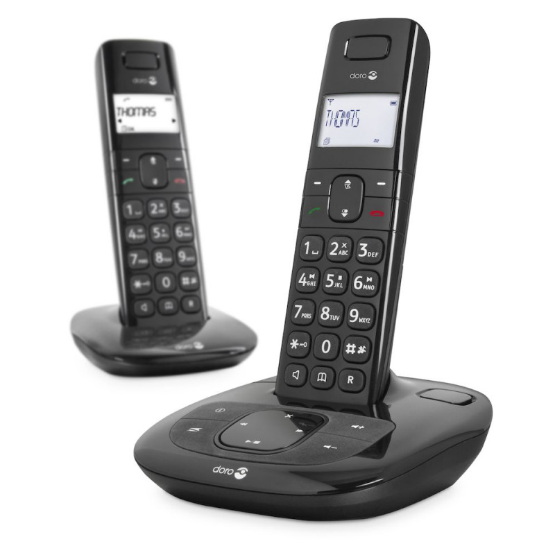 DORO TéLéPHONE FIXE SANS FIL CONFORT 1015 DUO DECT 1