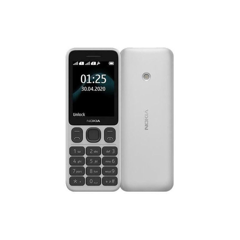 NOKIA TéLéPHONE PORTABLE 125 DS / DOUBLE SIM / BLANC 1