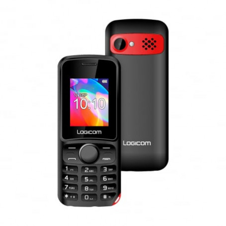 Logicom TéLéPHONE PORTABLE LE POSH 170 NOIR ET ROUGE 1