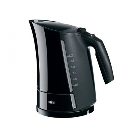 Braun Multiquick 3, Bouilloire sans fil de 2200 Watts en Noir