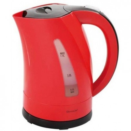 Bouilloire LIVOO Sans fil - 2200 Watts 1,7 Litres - Rouge (DOM298R)