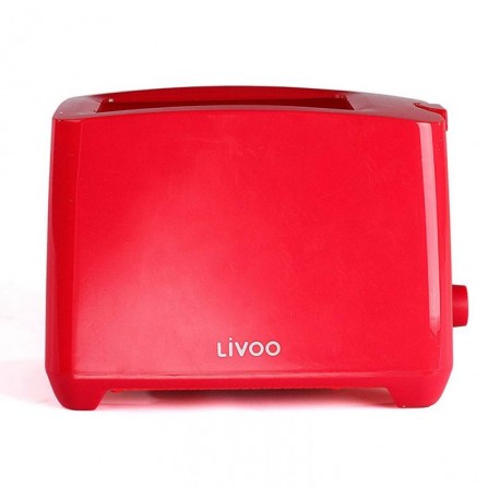 Grill Pain LIVOO 750 Watt - Rouge (DOD162R)