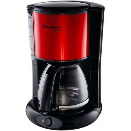 Moulinex CAFETIERE SUBITO 15 TAS 1000W ROUGE/INOX