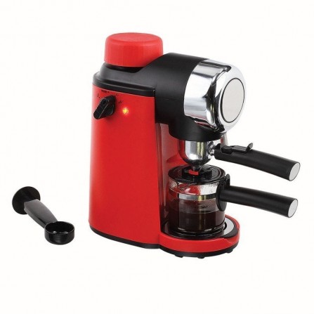 Machine à Café Expresso LIVOO 800 Watt - 4 Tasses - Rouge (DOD159)