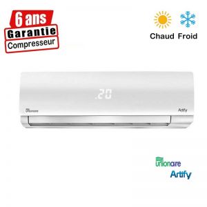 Climatiseur UNIONAIRE Smart Artify 24000 BTU Chaud & Froid